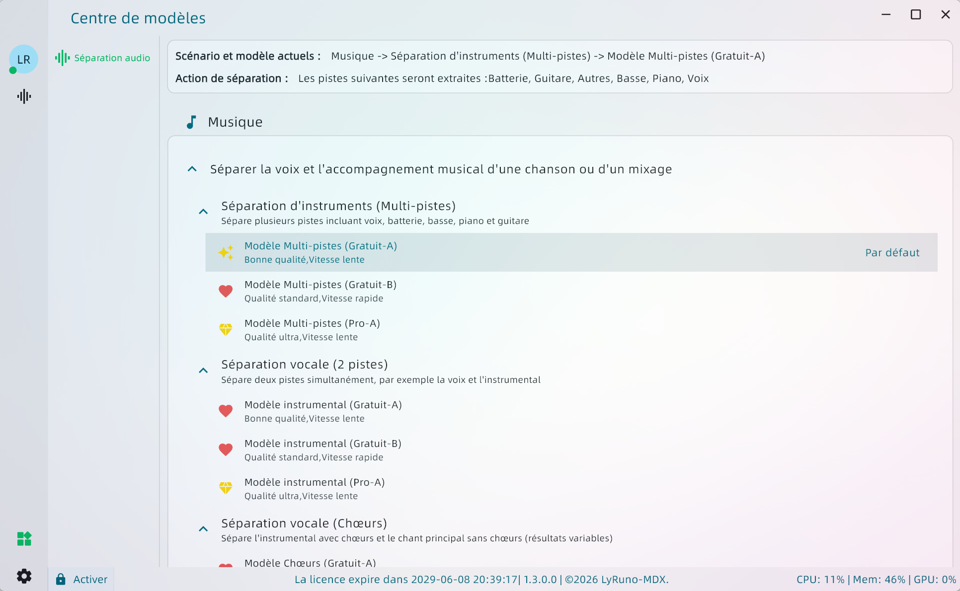 Lancez le traitement